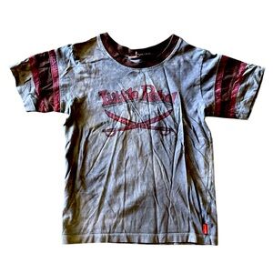 Small Paul Frank Y2K upcycled tie-dye Little Rebel T-Shirt